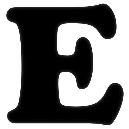Буква e