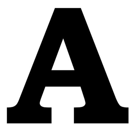 Трафарет букв