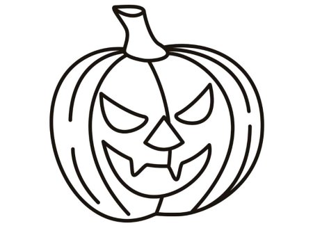 Тыква Helloween раскраска