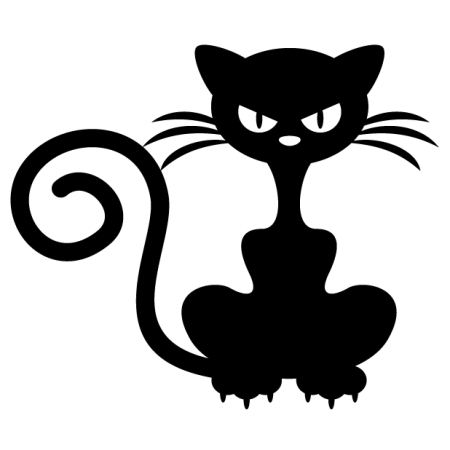 Трафарет кошки