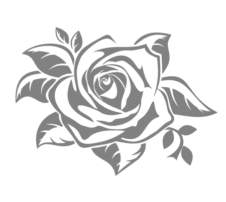 Трафарет "розы"
