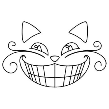 Чеширский кот вектор