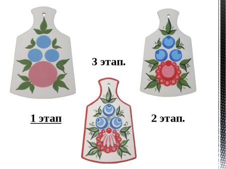 Теневка в Городецкой росписи
