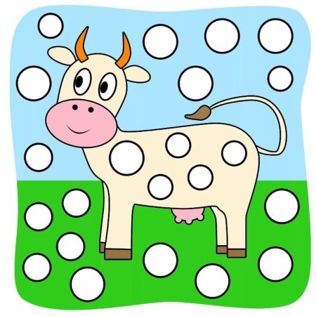 Пластилиновые заплатки для детей 2-3 лет