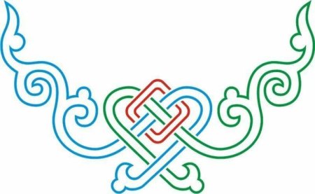 Солярный знак Башкирский орнамент