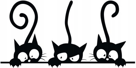 Трафарет кота