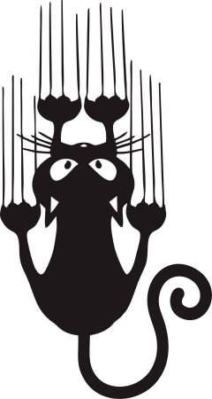 Коты трафареты для декора