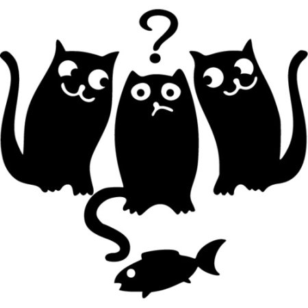 Прикольные наклейки котов