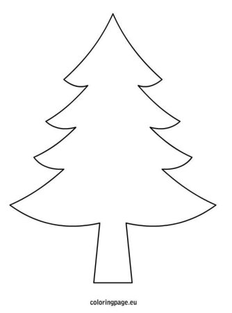 Елка раскраска