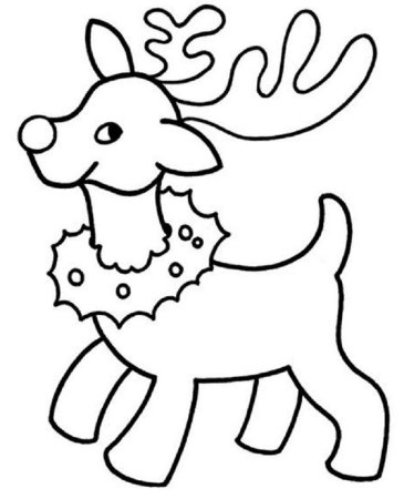 Раскраска новогодний ол