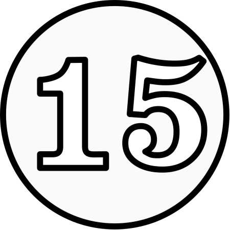Цифра 19 на черном фоне