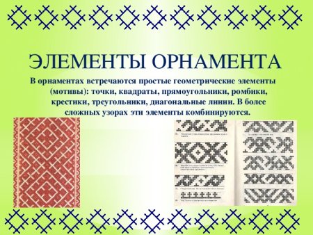 Элементы орнамента Коми Пермяков
