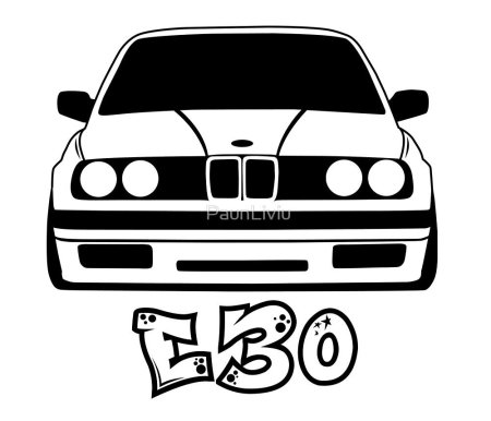 BMW e60 vector