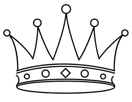 Корона рисунок