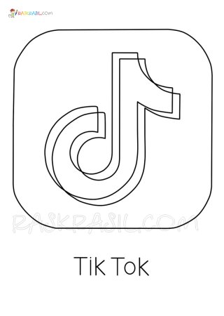 Раскраски сложные тик ток