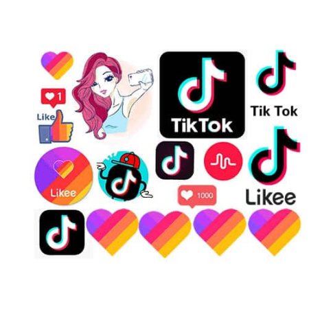 Тик ток печать для торта