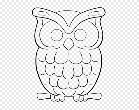 Сова трафарет для вырезания