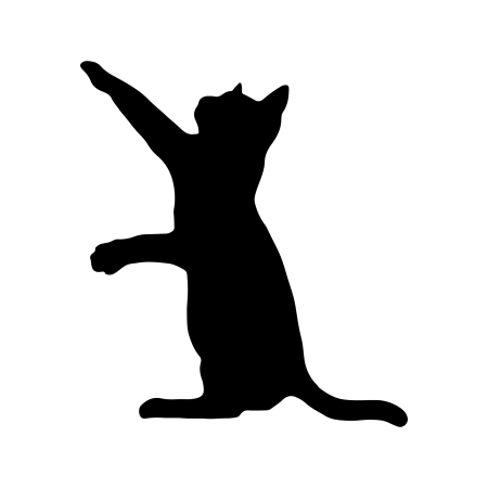 Силуэт кота