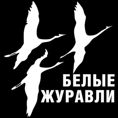 Журавли шаблон