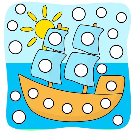 Картинки трафареты корабликов для детей (46 фото)