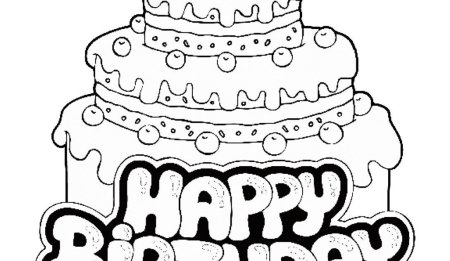 Happy Birthday рисунок карандашом