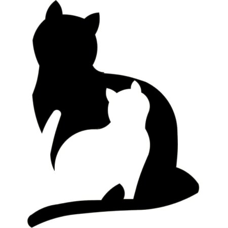 Силуэт кошки