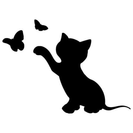 Силуэт кошки