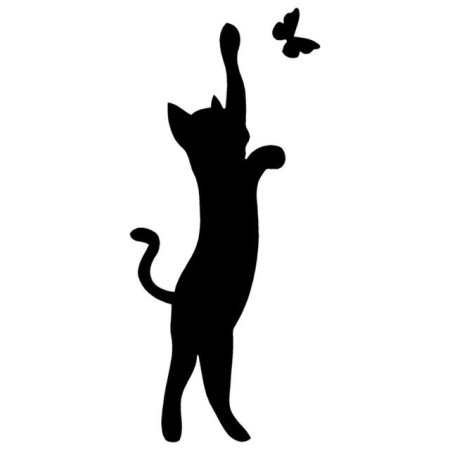 Трафарет кошки