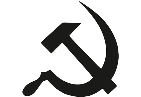 Аппликация серп и молот