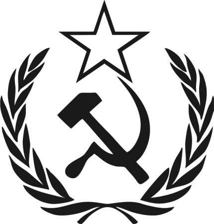 Рисование серпа и молота