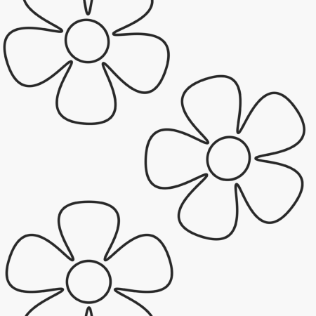 Цветы. Раскраска