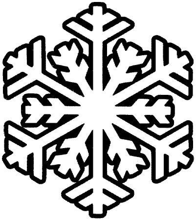 Снежинки для раскрашивания