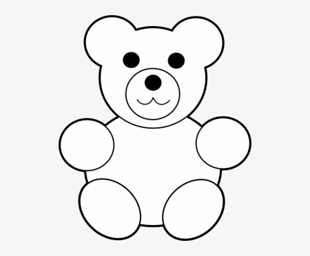 Раскраска. Медвежонок