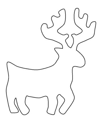 Олень для вырезания