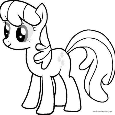 Раскраска my little Pony трикси