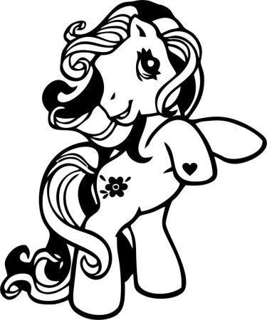 My little Pony трафарет