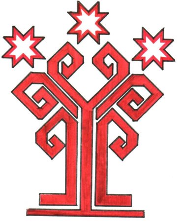 Чувашский орнамент раскраска