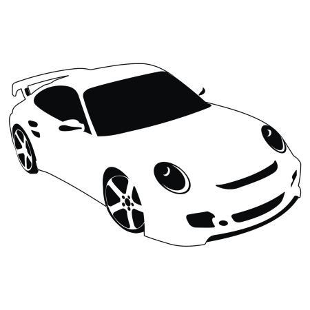 Раскраска Volkswagen Beetle