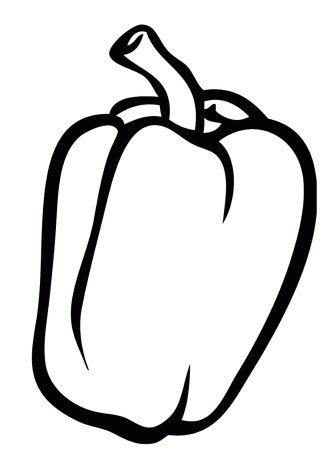 Перец трафарет