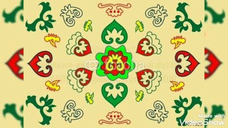 Татарский орнамент трафарет