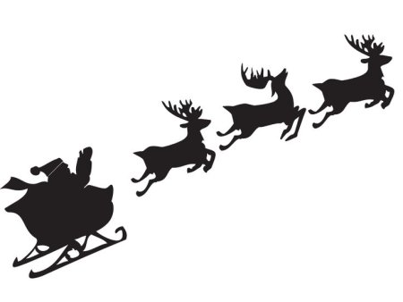 Олени с санями