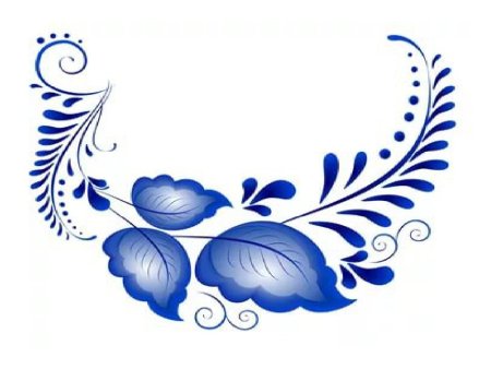 Гжель рисунок