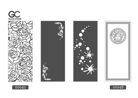 Трафарет на дверь