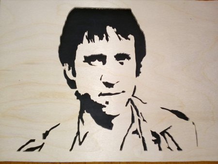 Владимир Высоцкий силуэт