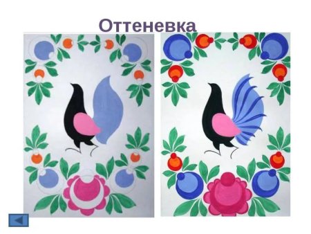 Городецкая роспись рисунок поэтапно