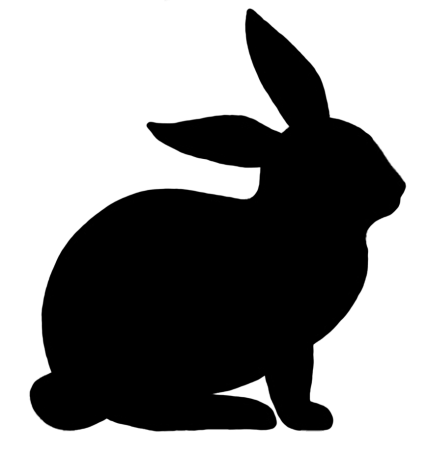 Кролик контур