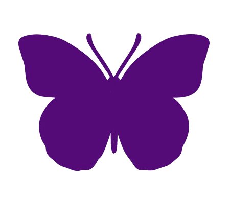 Бабочки трафарет для вырезания