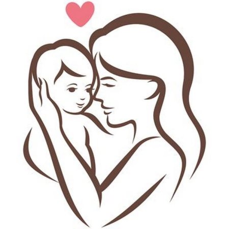 День матери силуэт