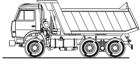 КАМАЗ 65115 Blueprint