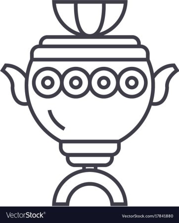 Тульский самовар разукрашка
